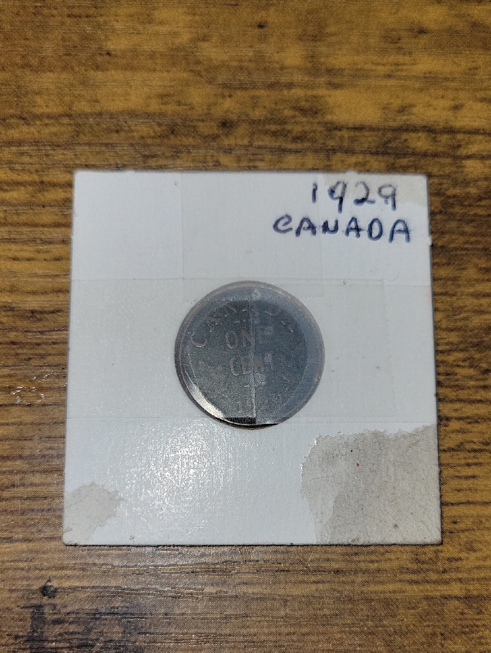 1929 Canada One Cent Coin - Vintage Copper Tone